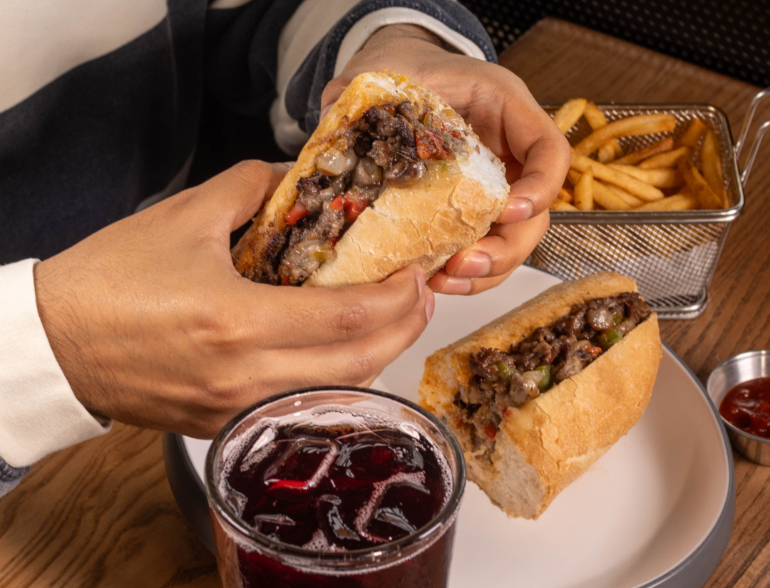 Sándwich Cheesesteak de Cypress