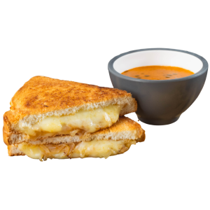 Grilled Cheese + Crema de Tomate